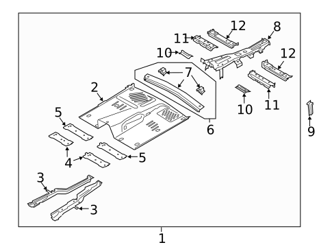 Floor for 2024 Ford Explorer #0