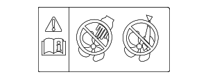 167930P040 - Body: Fan Label for Toyota: Avalon, Camry, Corolla iM, Sienna Image