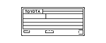 11298F0212 - : Emission Label for Toyota: Camry Image