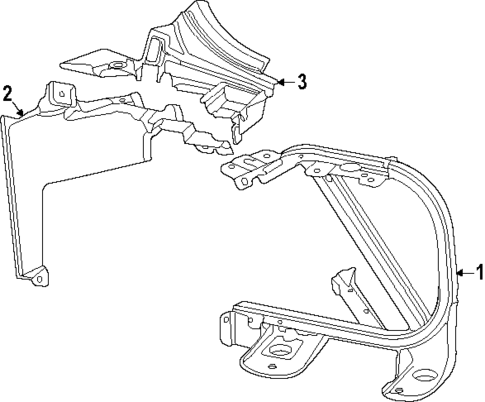 Radiator Support for 2024 Chevrolet Corvette #0