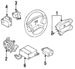 J851096E25 - : Driver Air Bag for Nissan Image