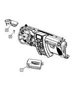 5026070AQ - Electrical: Control Module Receiver for Jeep: Wrangler Image