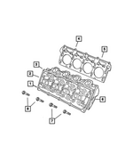 68280502AF - 5.7L Gas; Engine: Engine Cylinder Head Assembly, Right Side for Mopar Image