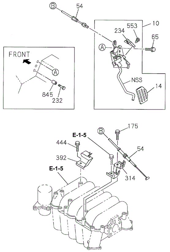 Accelerator Pedal (TO:9908) for 2000 Honda Passport #0
