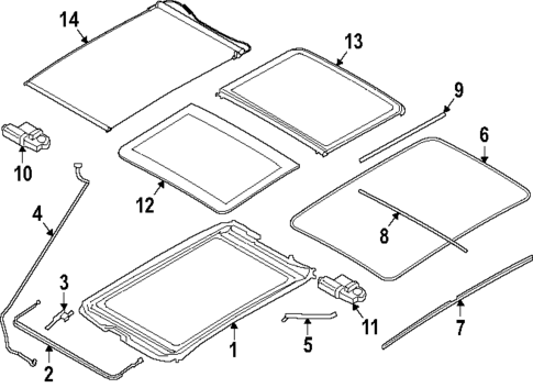 Glass Roof Panel for 2025 Mini Countryman #0
