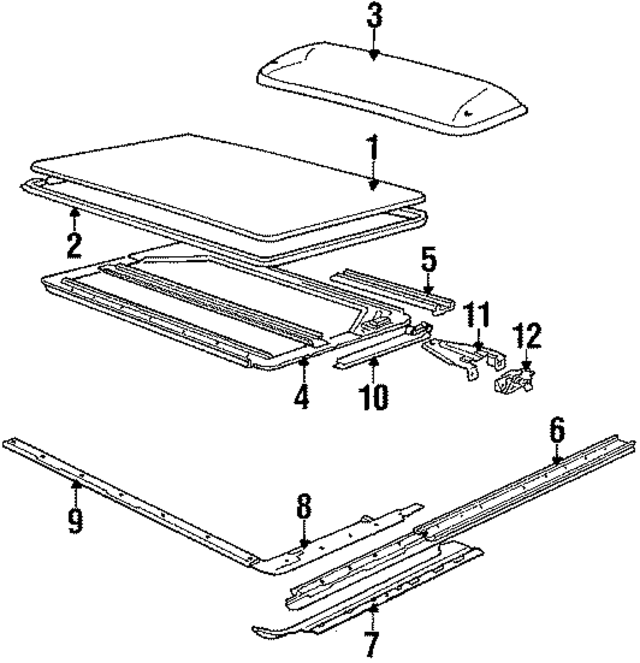 54121912321 - Body: Slide Panel for BMW Image
