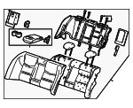 84091488 - Body: Seat Back Assembly for Cadillac: ATS Image