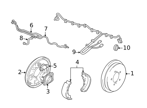 Brake Components for 2004 Suzuki XL-7 #0
