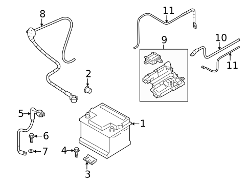 Battery for 2008 Audi R8 #0