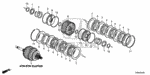 22533PX4010 - Transmission - Automatic: SEAT, RETURN SPRING for Honda Image