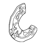 4216900 - Brakes: Splash Shield for Mercedes-Benz Image