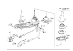 2032676624 - : Center Gearshift for Mercedes-Benz Image