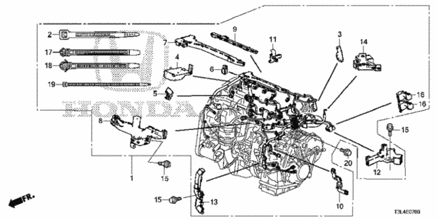 Engine Wire Harness (L4) for 2016 Honda Accord #0