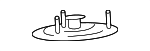 4875550130 - Suspension: Suspension Shock Absorber Mount for Lexus Image