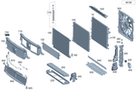 254500370064 - Cooling/Auxiliary Heating: Coolant Radiator for Mercedes-Benz Image