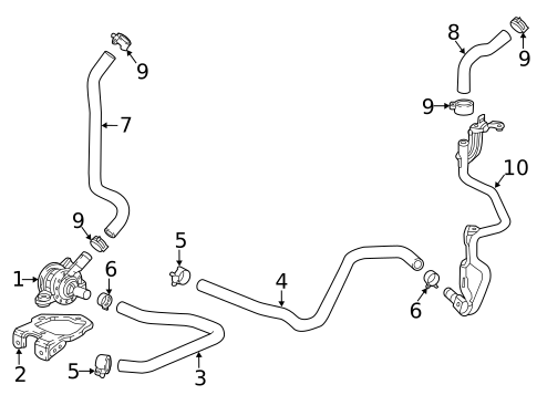 Water Pump for 2018 Honda Accord #1