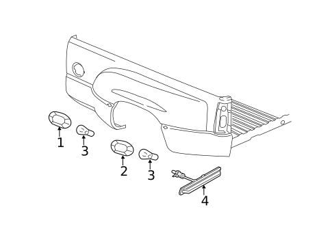 Identification Lamps for 2010 GMC Sierra 1500 #0