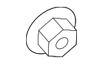 999400601 - Emission System: Rear Oxygen Sensor Nut for Mazda Image