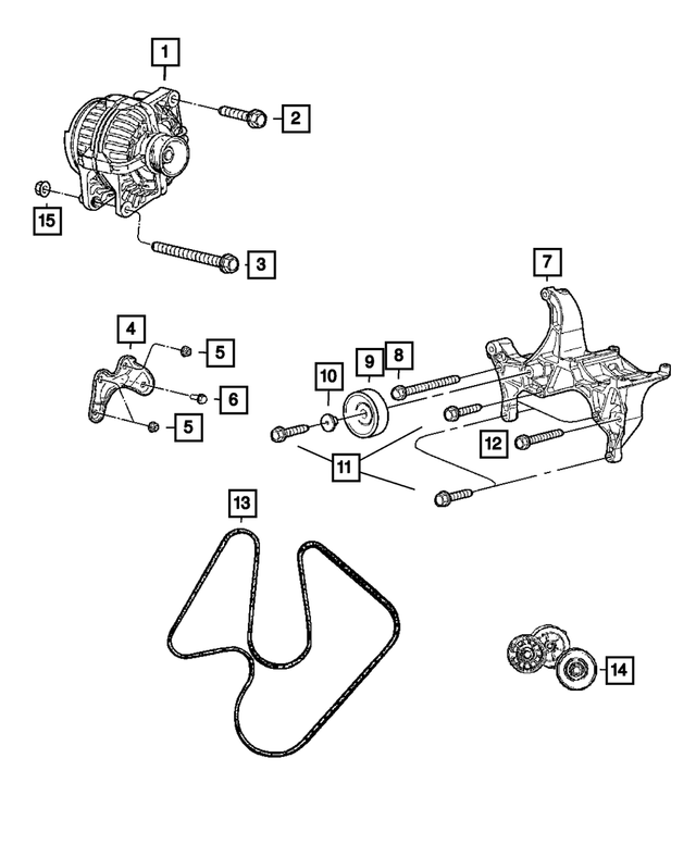 R6029700AD - Electrical: Engine Generator, Remanufactured for Mopar Image image