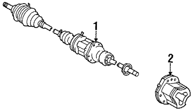 4342020031 - : Drive Shaft Assembly for Toyota Image