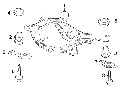 Suspension Mounting for 2024 Toyota Sienna #2