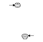 51631SL0003 - Suspension: Insulator for Honda: Accord, Odyssey, Prelude Image