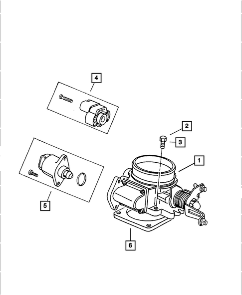 Throttle Body for 2006 Jeep Wrangler #0