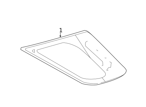 Glass & Hardware for 2016 Mercedes-Benz GLE400 #0