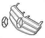 25188001839776 - Body: Grille Assembly for Mercedes-Benz Image
