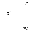 4A0853127D - Body: Applique Screw for Audi Image