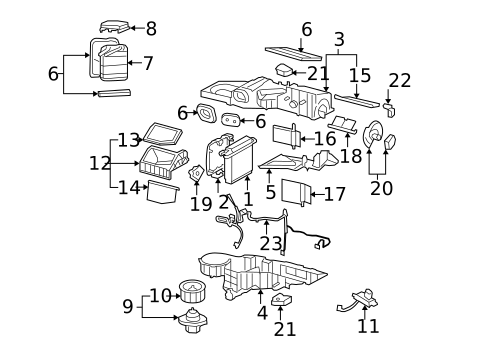 Condenser, Compressor & Lines for 2008 Chevrolet Tahoe #2