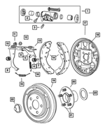 5018211AA - : Wheel Cylinder for Mopar Image