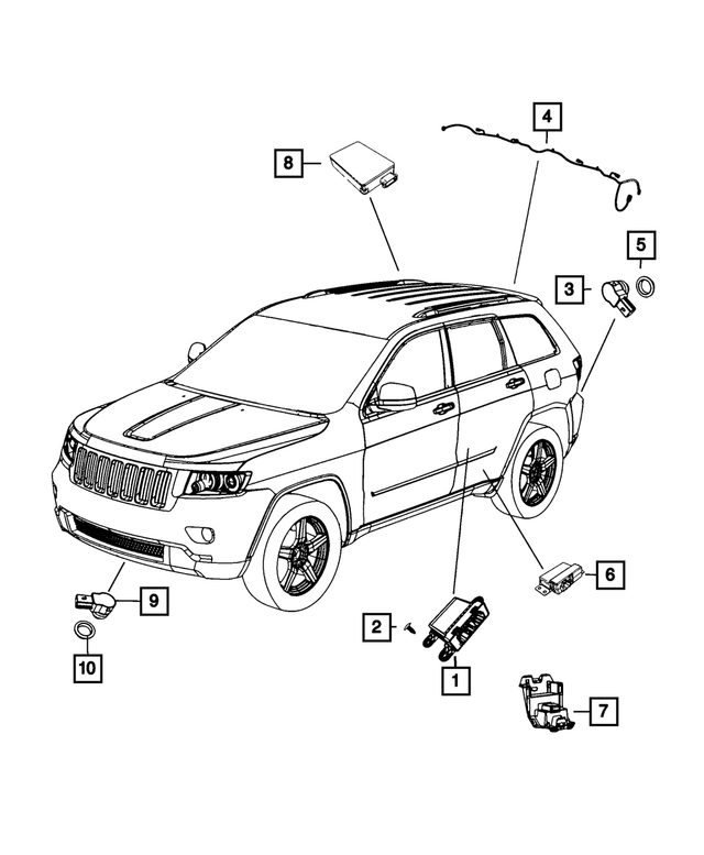68078326AE - Electrical: Rear Fascia Wiring for Mopar Image image