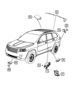 68078325AC - : Rear Fascia Wiring for Jeep: Grand Cherokee Image