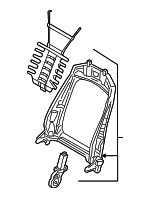 80A881045T - : 2018-2024 Audi - Seat Back Frame for Audi: Q5, Q5 PHEV, Q5 Sportback, SQ5, SQ5 Sportback Image