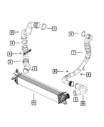 68188891AA - Cooling: Hose Clamp for Dodge: Dart | Fiat: 500L, 500X | Jeep: Renegade | Ram: ProMaster 1500, ProMaster 2500, ProMaster 3500 Image