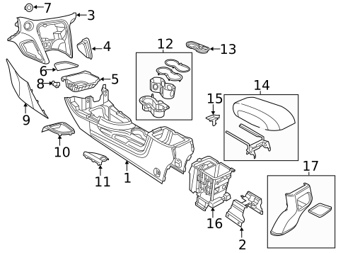 Console for 2013 Dodge Dart #0