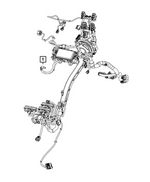 68647673AC - Electrical: Dash Left Wiring for Ram: 2500, 3500 Image