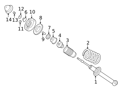 Shocks & Components for 2002 Mitsubishi Eclipse #0