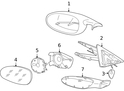 Outside Mirrors for 2013 Porsche 911 #0
