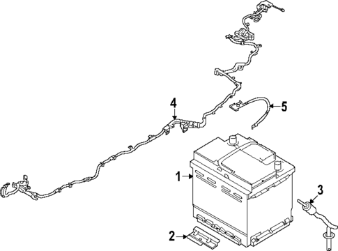 Battery for 2025 Lincoln Nautilus #1
