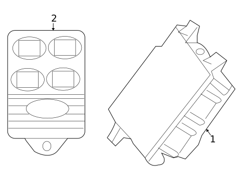 Alarm System for 2005 Mercury Montego #0