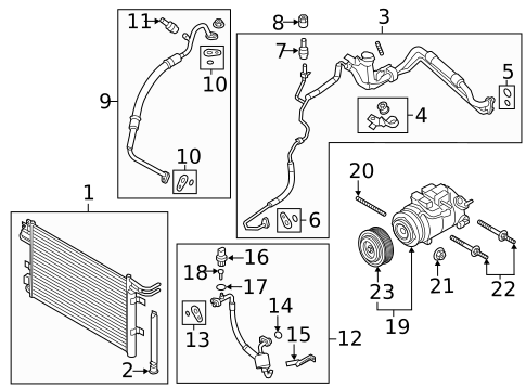 A/C Flow Restrictors for 2016 Ford Police Interceptor Sedan #0