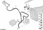 12428638591 - Engine Electrical System: Cable Alternator-Starter for BMW Image