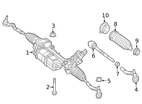 Steering Gear & Linkage for 2014 Mercedes-Benz E63 AMG #0