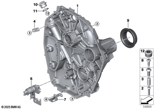 7129908033 - Manual Transmission: Fillister-Head Screw - M6X30-10.9 for BMW-Motorrad Image