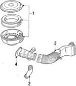 E1TZ9600AS - Engine: Air Cleaner Assembly for Ford: F-150, F-250 Image