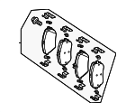 4216002 - Brakes: Brake Pads for Mercedes-Benz Image