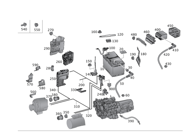1982800826 - Electrical Equipment and Instruments: Battery for Mercedes-Benz: SLR McLaren Image image