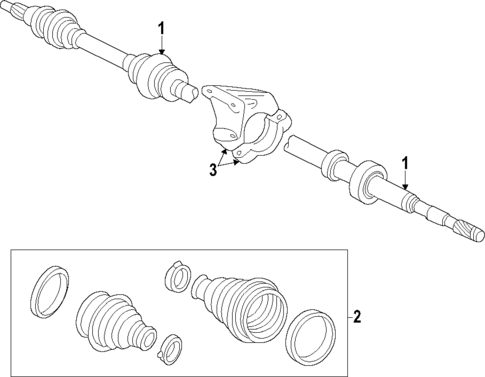 Axle Shafts & Joints for 2013 Volvo C30 #0